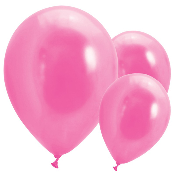 Воздушный шар: 25 см, розовый