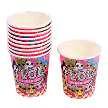 Набор бумажных стаканчиков "LOL" (10 шт, 250 мл)
