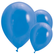Воздушный шар: 30 см, синий