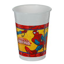 Набор пластиковых стаканчиков "Человек-паук" (8 шт, 200 мл) 