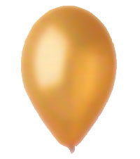 Воздушный шар: 13 см, золотой