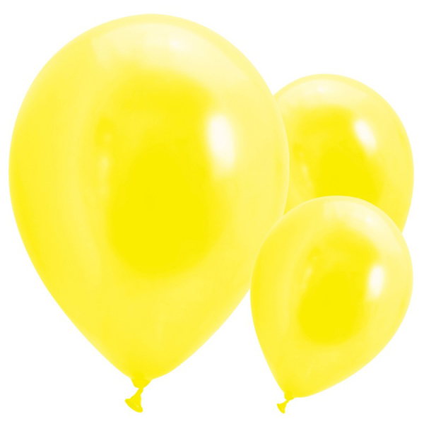 Воздушный шар: 30 см, желтый