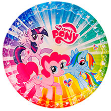 Набор бумажных тарелок "My Little Pony" (6 шт, 18 см)