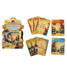 Игра вопрос-ответ "Приключения пиратов" (20 карточек)