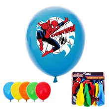 Воздушные шары "Человек-паук" (5 шт, 30 см)