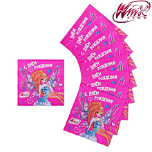 Бумажные салфетки "Винкс (Winx)" (20 шт, 33*33 см)