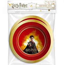 Набор бумажных тарелок "Гарри Поттер", 18 см (6шт)