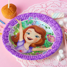 Набор бумажных тарелок "Принцесса София" (8 шт, 20 см)