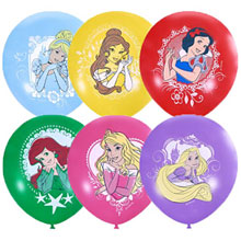 Набор воздушных шаров "Принцессы", 5 шт (30 см)