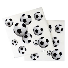 Бумажные салфетки "Футбол", 20шт (33х33 см)
