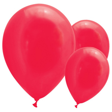 Воздушный шар: 30 см, красный