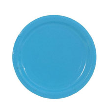 Набор одноразовых тарелок - голубые (10 шт, 18 см)