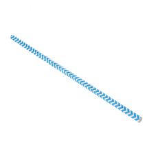 Бумажные трубочки для напитков "Праздник" (20 шт, голубые)