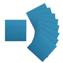 Салфетки однотонные (синие, 20 шт, 33х33 см)