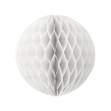 Бумажные шары-соты (15 см, 1 шт) (белый)