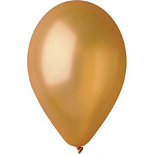 Воздушный шар: 30 см, золотой