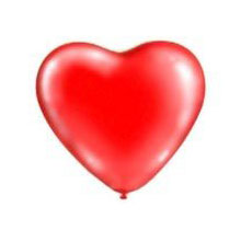 Воздушный шар-сердце: 40 см, красное