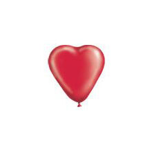 Воздушный шарик-сердце: 13 см, красный