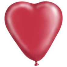 Воздушный шар-сердце: 25 см, красный