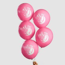 Набор воздушных шаров "Малышке 1 год", 5 шт. (30 см), девочка