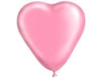 Воздушный шар-сердце: 25 см, розовый