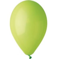 Воздушный шар: 25 см, светло - зеленый